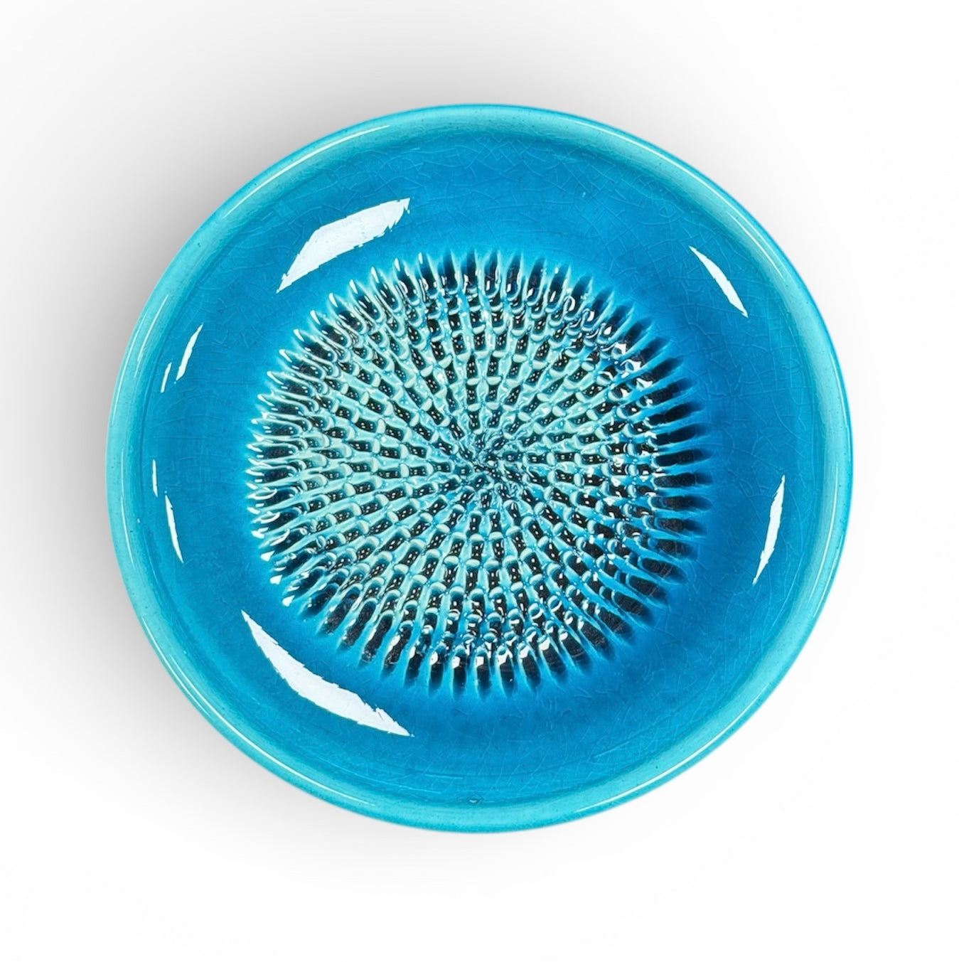 PLATO RALLADOR TURQUESA