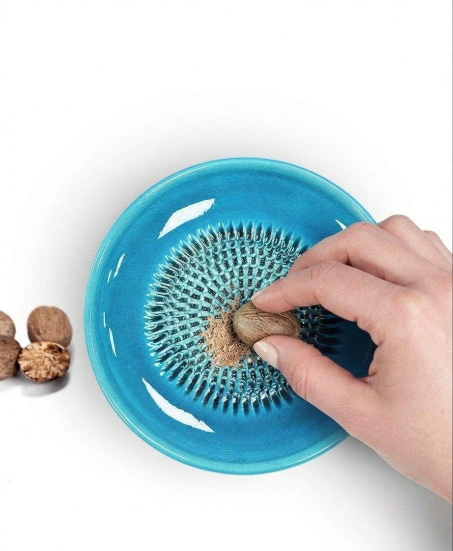 PLATO RALLADOR TURQUESA