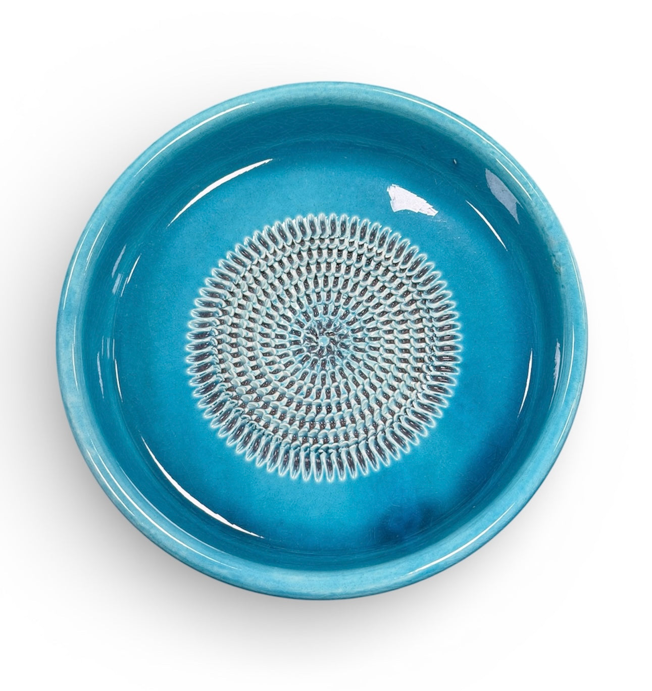 PLATO RALLADOR TURQUESA