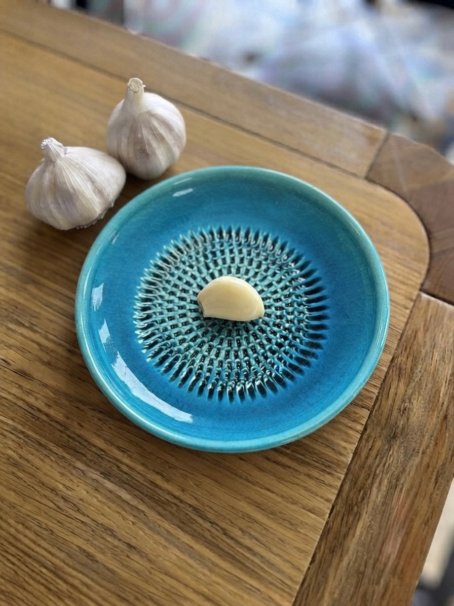 PLATO RALLADOR TURQUESA